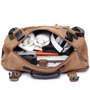 Retro canvas backpack, view 3 - MRSLM