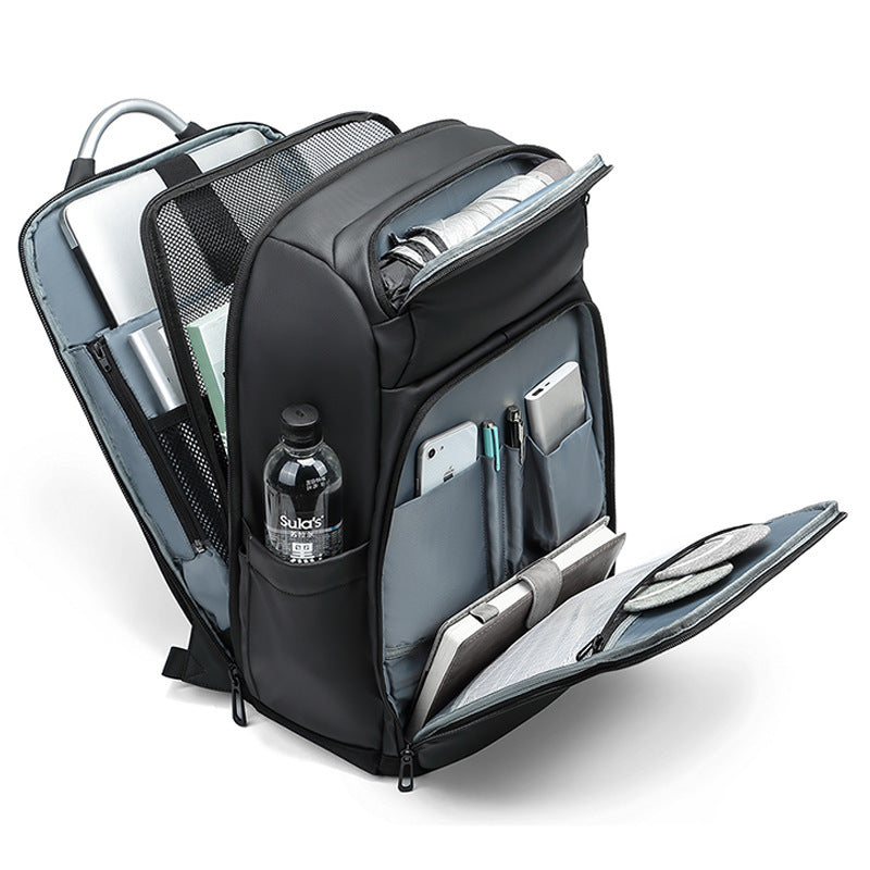 Business travel computer backpack, view 4 - MRSLM