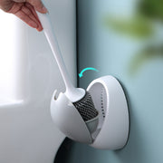 long handle toilet brush with holder, view 5 - MRSLM
