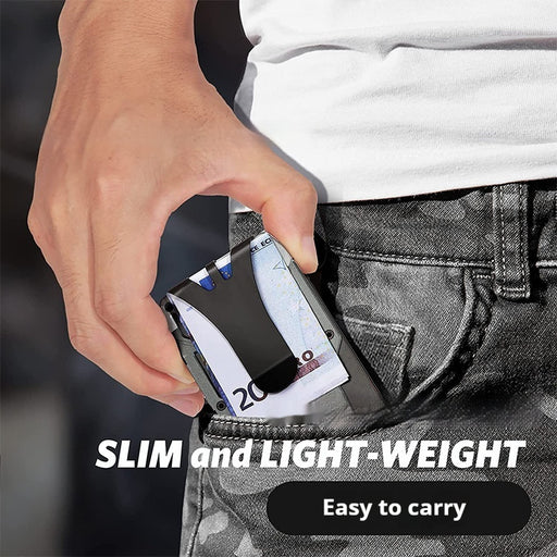 men's metal card holder - MRSLM