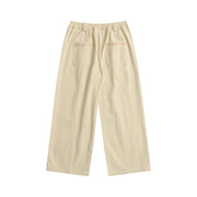 High-waist cotton pants with fruit embroidery, view 7 - MRSLM