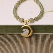 women's hetian jade rabbit bracelet, view 4 - MRSLM