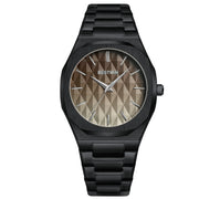 embossed dial men's watch, view 6 - MRSLM