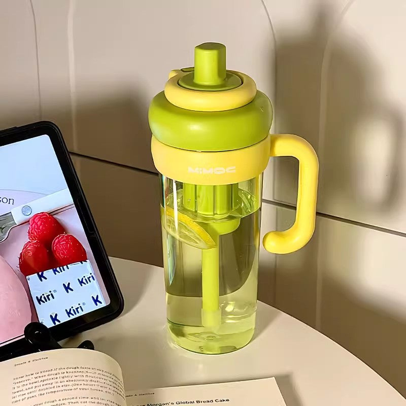 multi-use sports water bottle with straw and tea infuser, view 4 - MRSLM