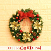 Rattan Christmas door wreath, view 17 - MRSLM