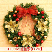 Rattan Christmas door wreath, view 19 - MRSLM
