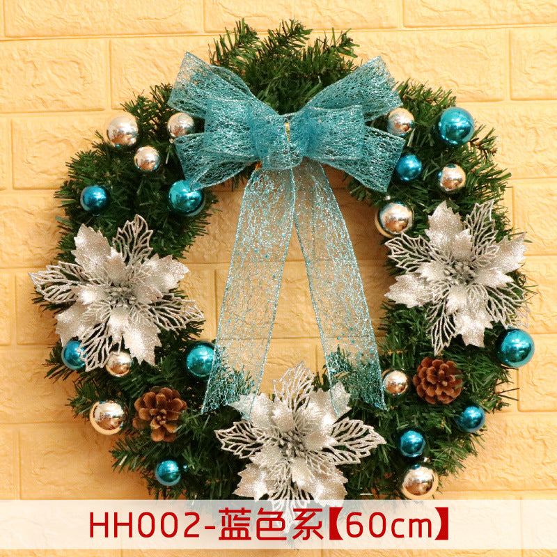 Rattan Christmas door wreath, view 22 - MRSLM