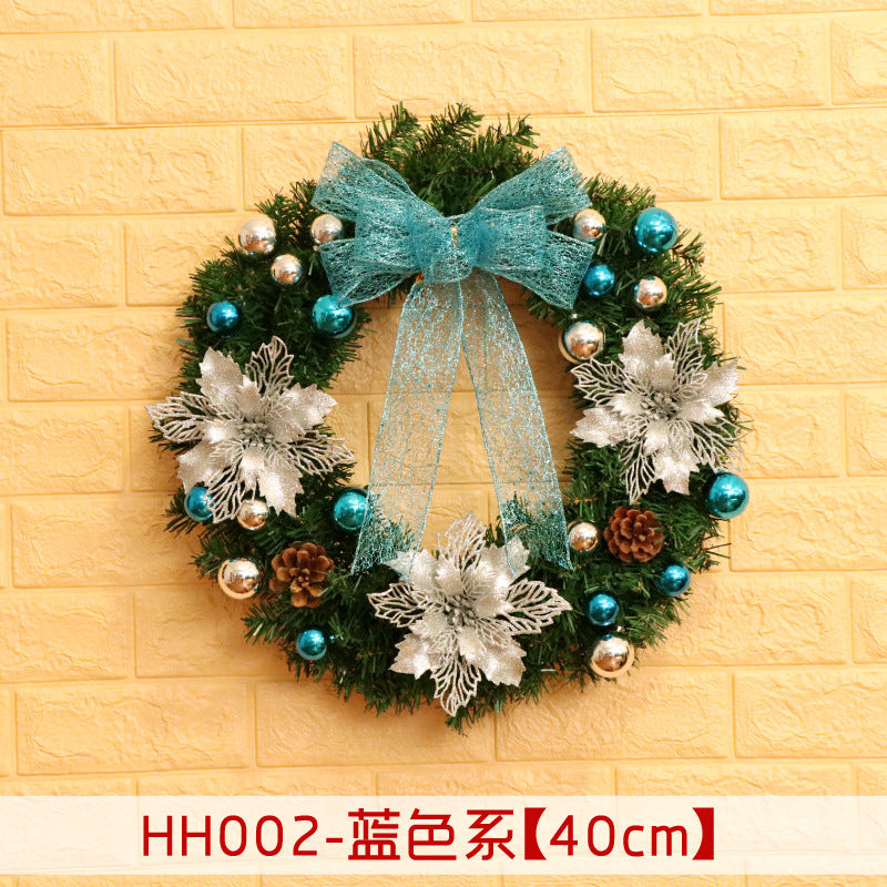 Rattan Christmas door wreath, view 20 - MRSLM