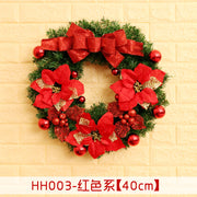Rattan Christmas door wreath, view 23 - MRSLM