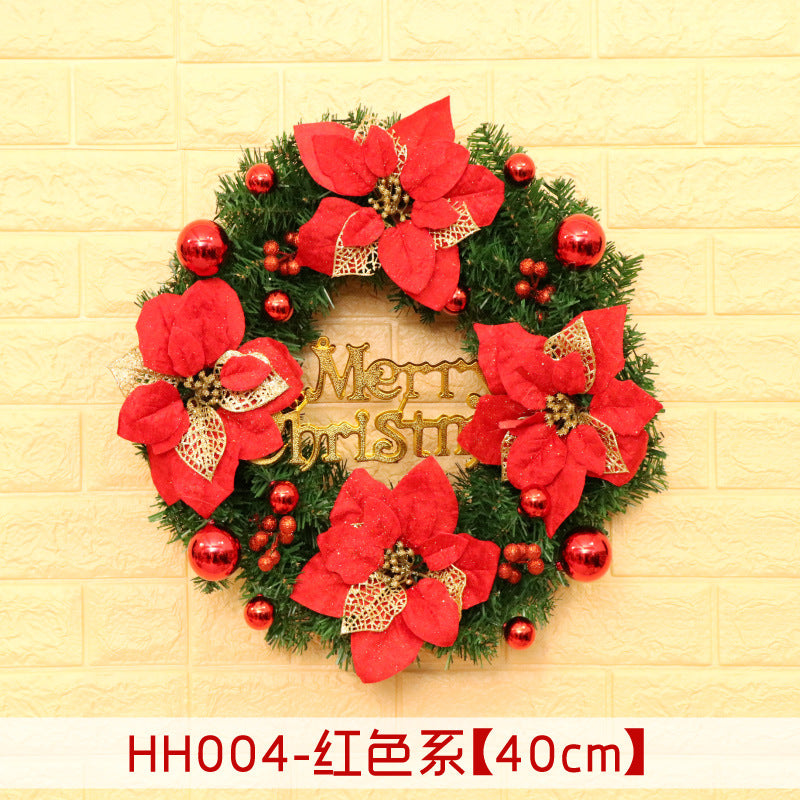 Rattan Christmas door wreath, view 29 - MRSLM