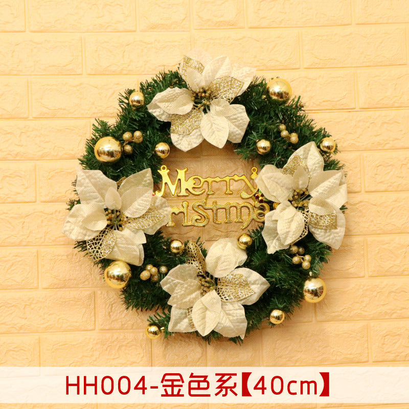 Rattan Christmas door wreath, view 32 - MRSLM