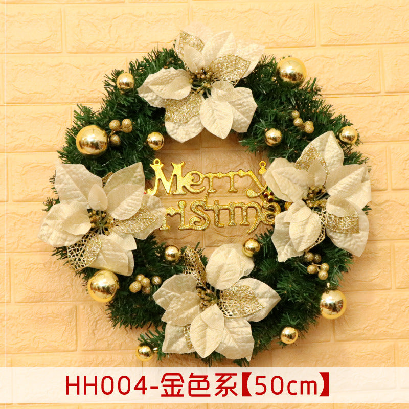 Rattan Christmas door wreath, view 33 - MRSLM