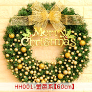 Rattan Christmas door wreath, view 16 - MRSLM