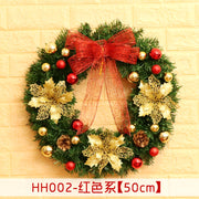 Rattan Christmas door wreath, view 18 - MRSLM