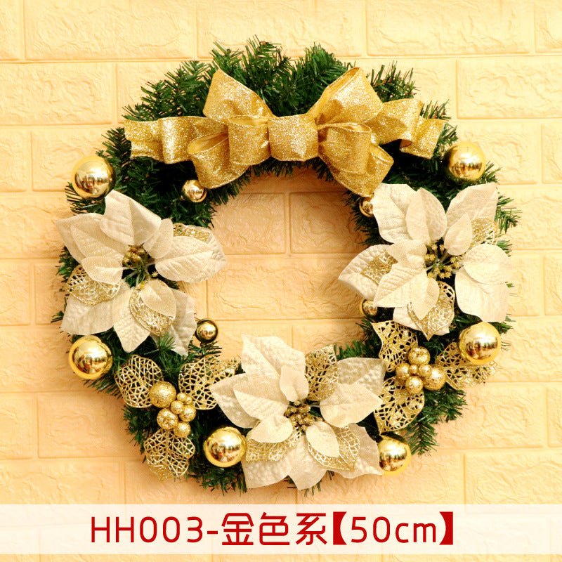 Rattan Christmas door wreath, view 27 - MRSLM