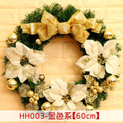 Rattan Christmas door wreath, view 28 - MRSLM