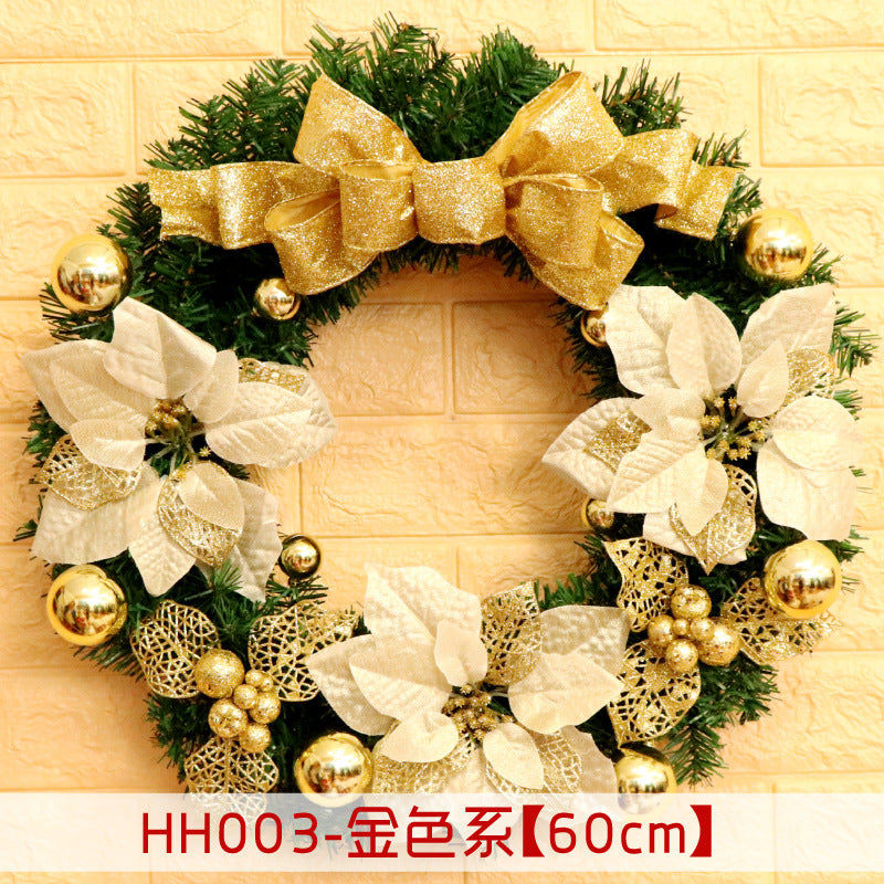 Rattan Christmas door wreath, view 28 - MRSLM