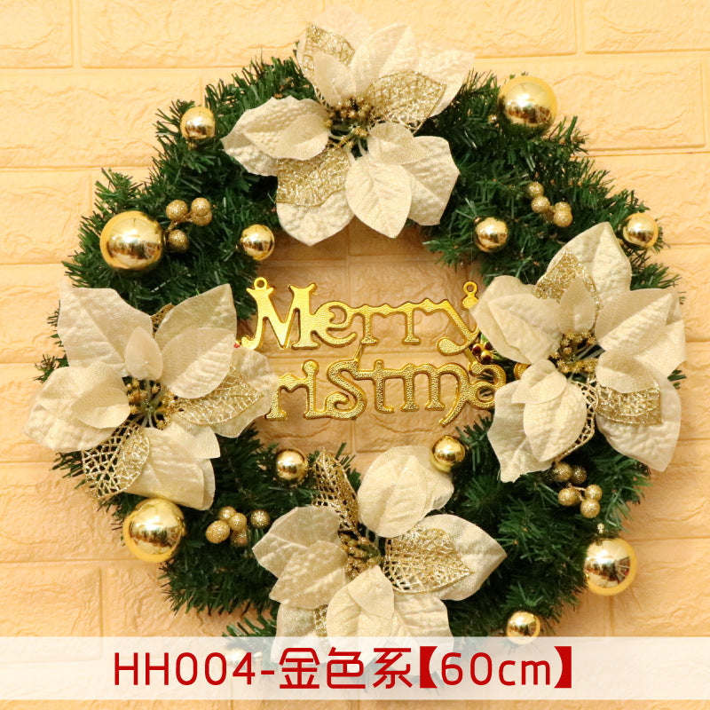 Rattan Christmas door wreath, view 34 - MRSLM
