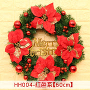 Rattan Christmas door wreath, view 31 - MRSLM