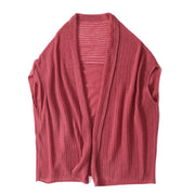 women's wool scarf crumpled knit, view 9 - MRSLM