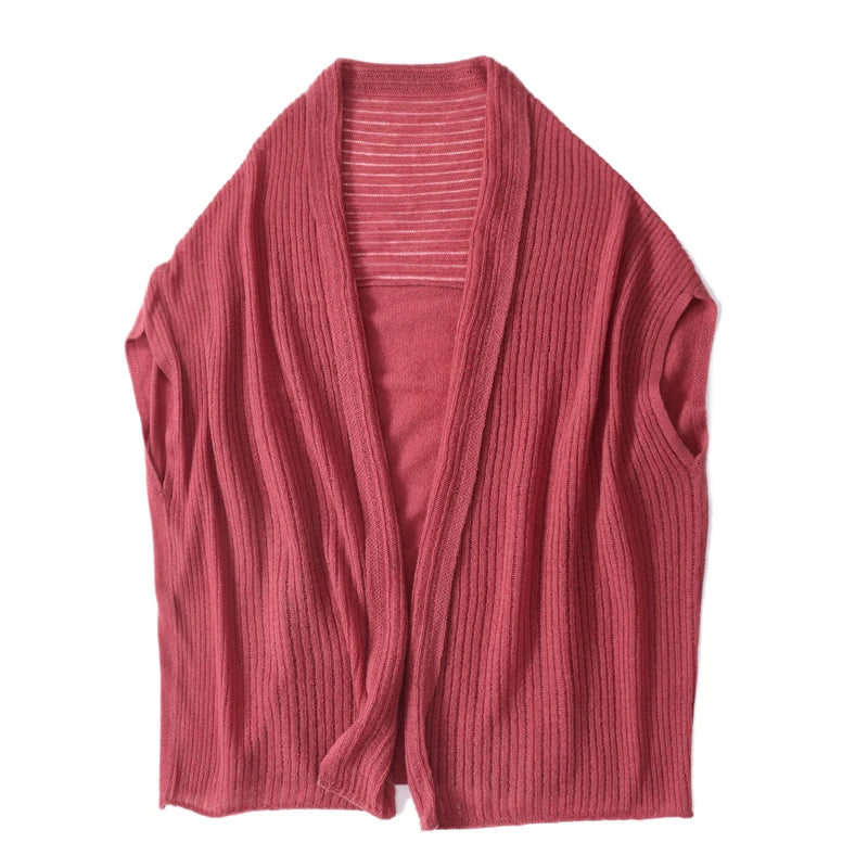 women's wool scarf crumpled knit, view 9 - MRSLM