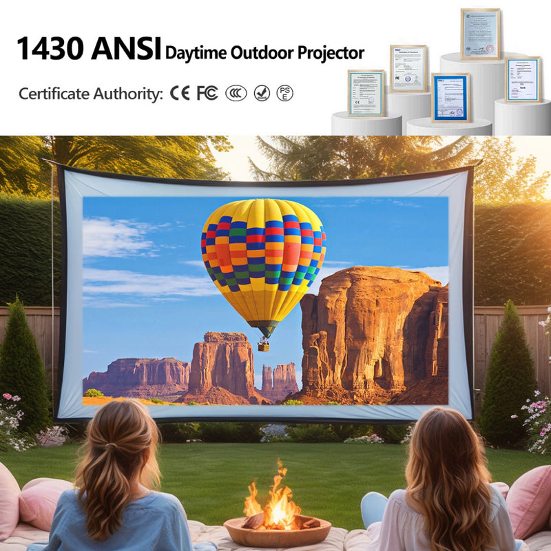 Smart WiFi projector with auto focus, view 8 - MRSLM