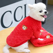 soft fleece dog and cat coat - MRSLM