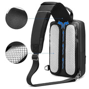 casual one-shoulder messenger bag, view 2 - MRSLM
