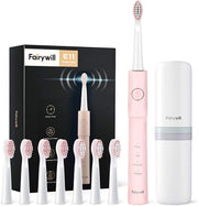 sonic electric toothbrush with 8 heads, view 3 - MRSLM