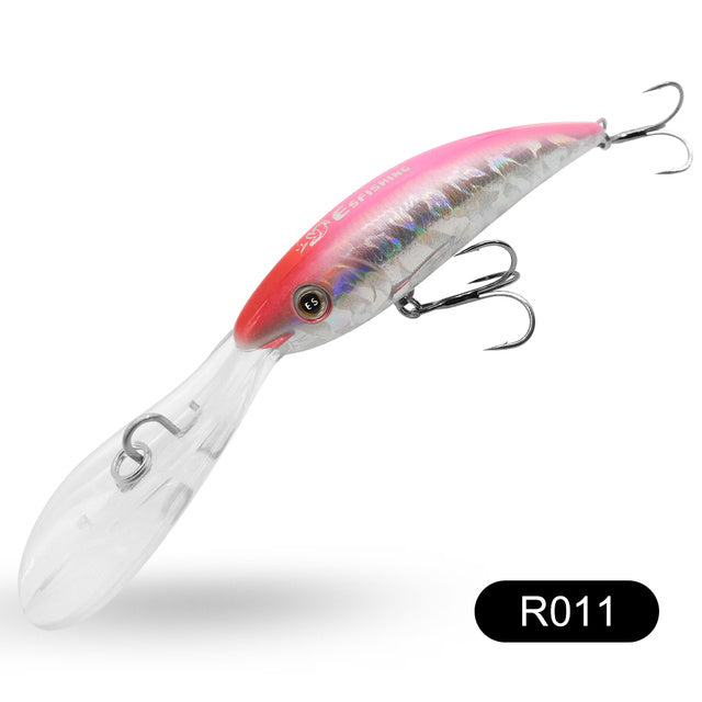 floating hard bait fishing lure, view 14 - MRSLM
