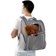 portable breathable pet backpack, view 9 - MRSLM
