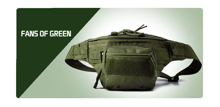 Outdoor camouflage sports waist bag, view 6 - MRSLM