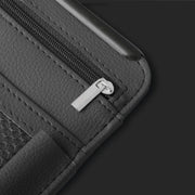 pu leather car sun visor organizer, view 7 - MRSLM