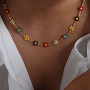 Bohemian flower jewelry, view 2 - MRSLM