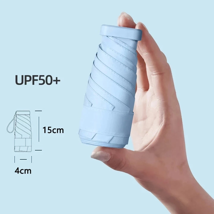 Compact UV-Protected Pocket Umbrella