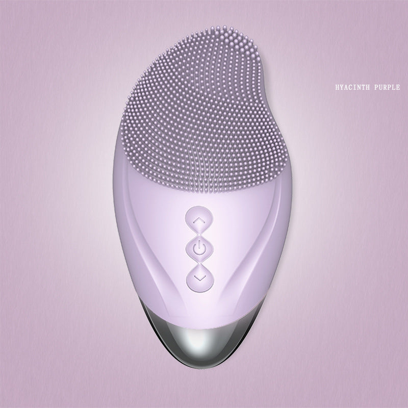 rechargeable facial cleansing brush, view 4 - MRSLM