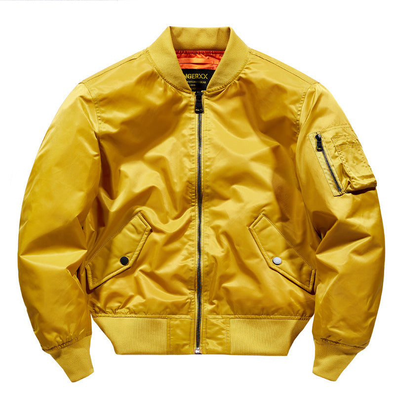 Youth loose baseball tooling jacket, view 3 - MRSLM
