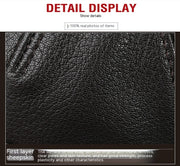 men's sheepskin leather baseball cap, view 10 - MRSLM