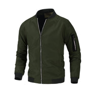 men's loose baseball jacket, view 4 - MRSLM