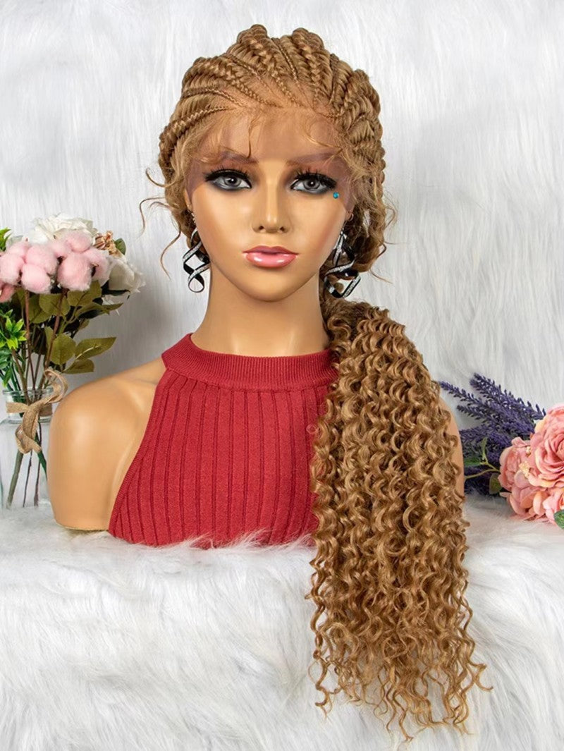 lace braided hand-woven wig, view 13 - MRSLM