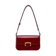 women's split leather crossbody shoulder bag, view 5 - MRSLM