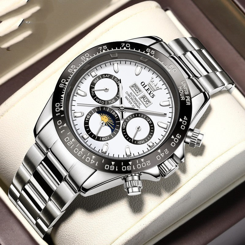 men's automatic mechanical watch, view 4 - MRSLM