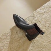 women's leather Chelsea ankle boots, view 8 - MRSLM