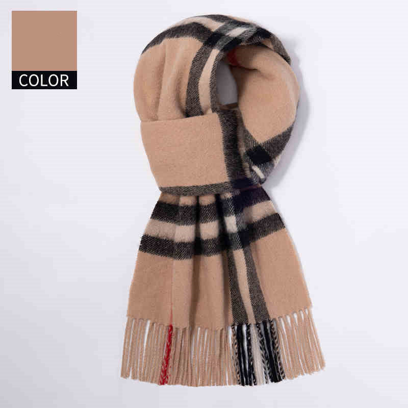 Men's plaid wool scarf, view 11 - MRSLM