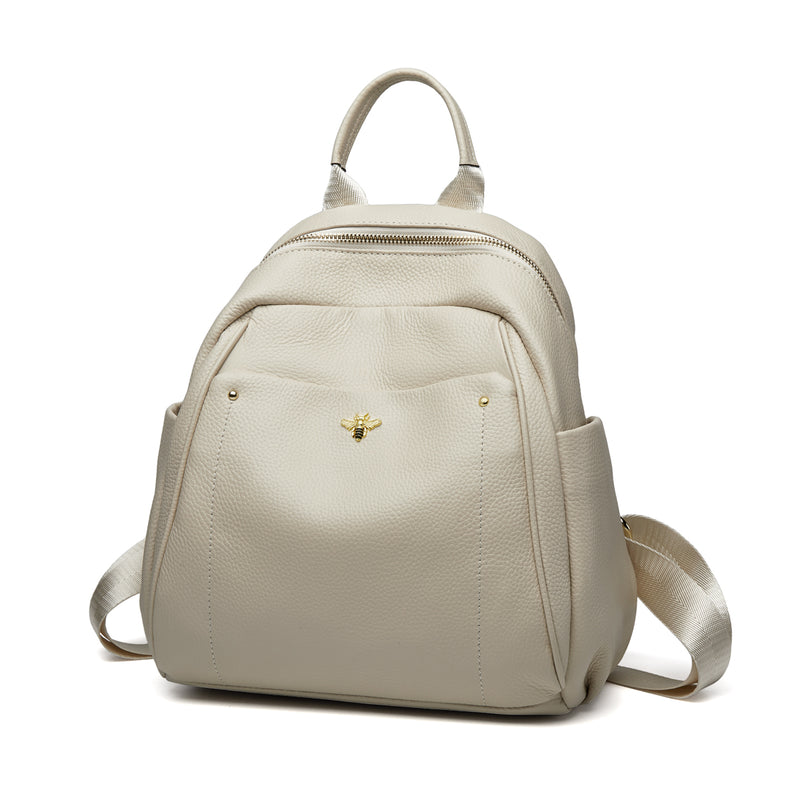 genuine leather backpack, view 4 - MRSLM