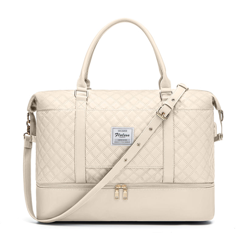 women's large weekender bag with shoe compartment, view 5 - MRSLM