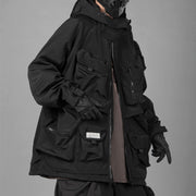 men's loose hooded work jacket - MRSLM
