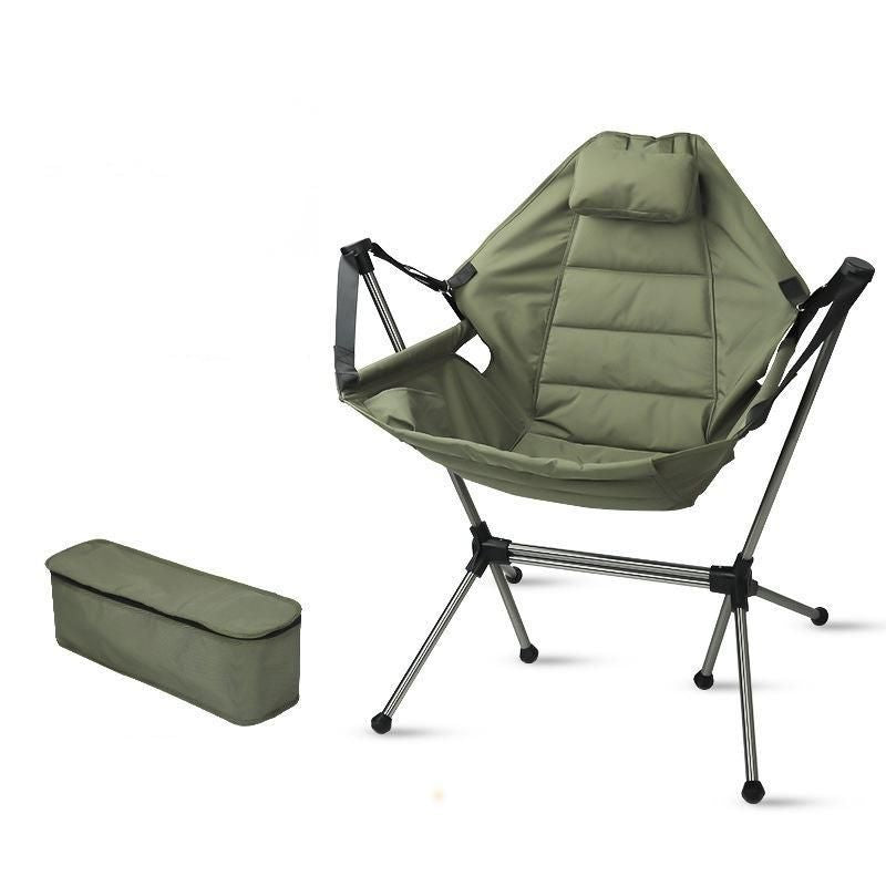 outdoor folding chair, view 4 - MRSLM