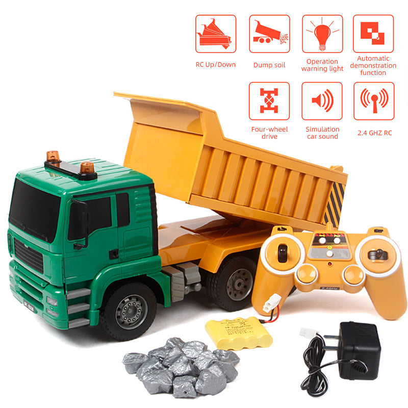 remote control engineering dump truck, view 5 - MRSLM