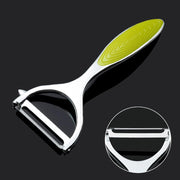 stainless steel kitchen peeler and cutter, view 3 - MRSLM